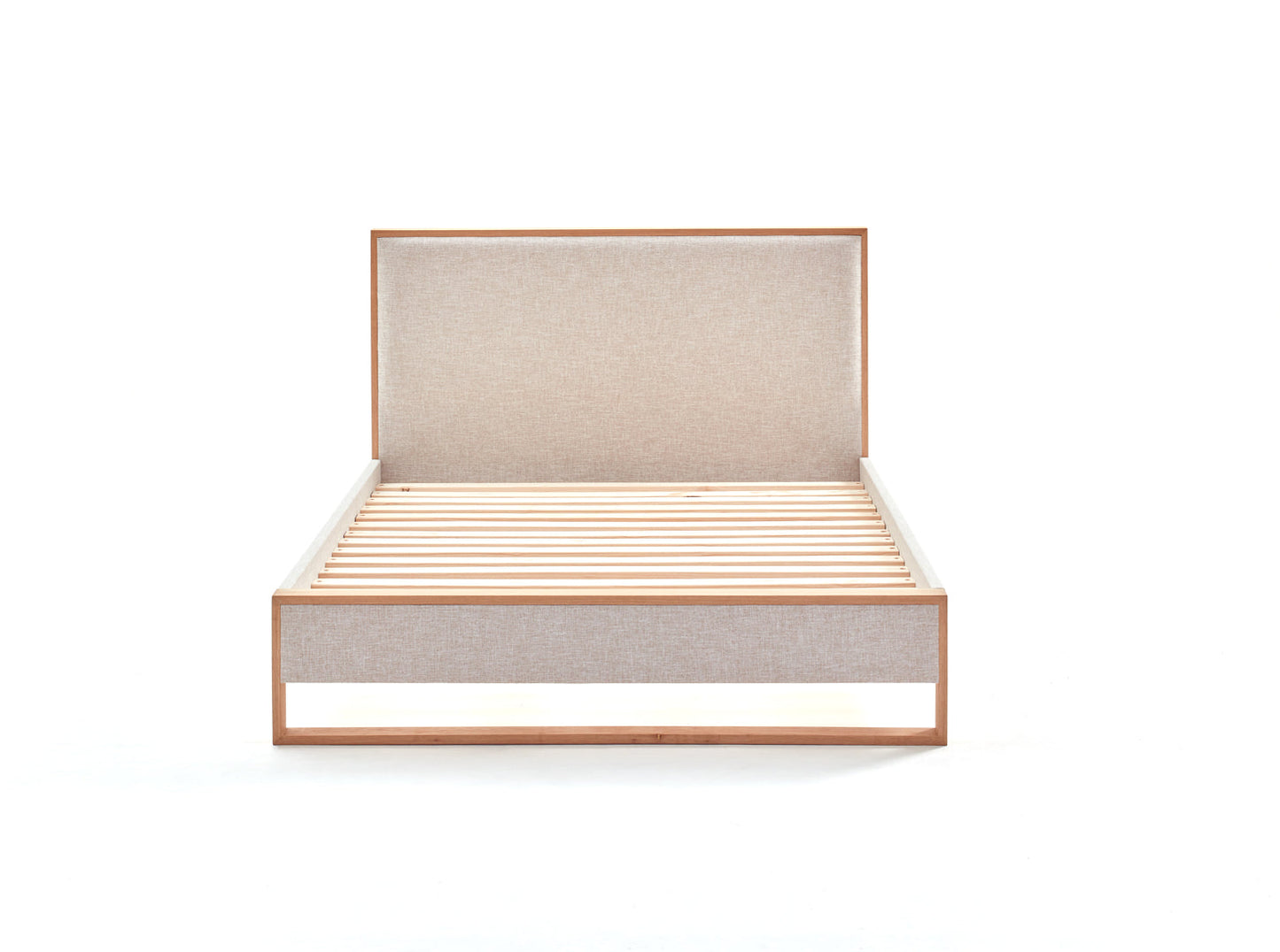 Sloom Oak Edge Bed Frame with Headboard