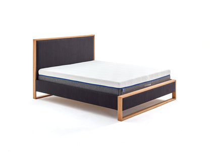 Sloom Oak Edge Bed Frame with Headboard