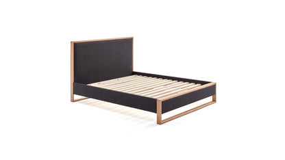 Sloom Oak Edge Bed Frame with Headboard