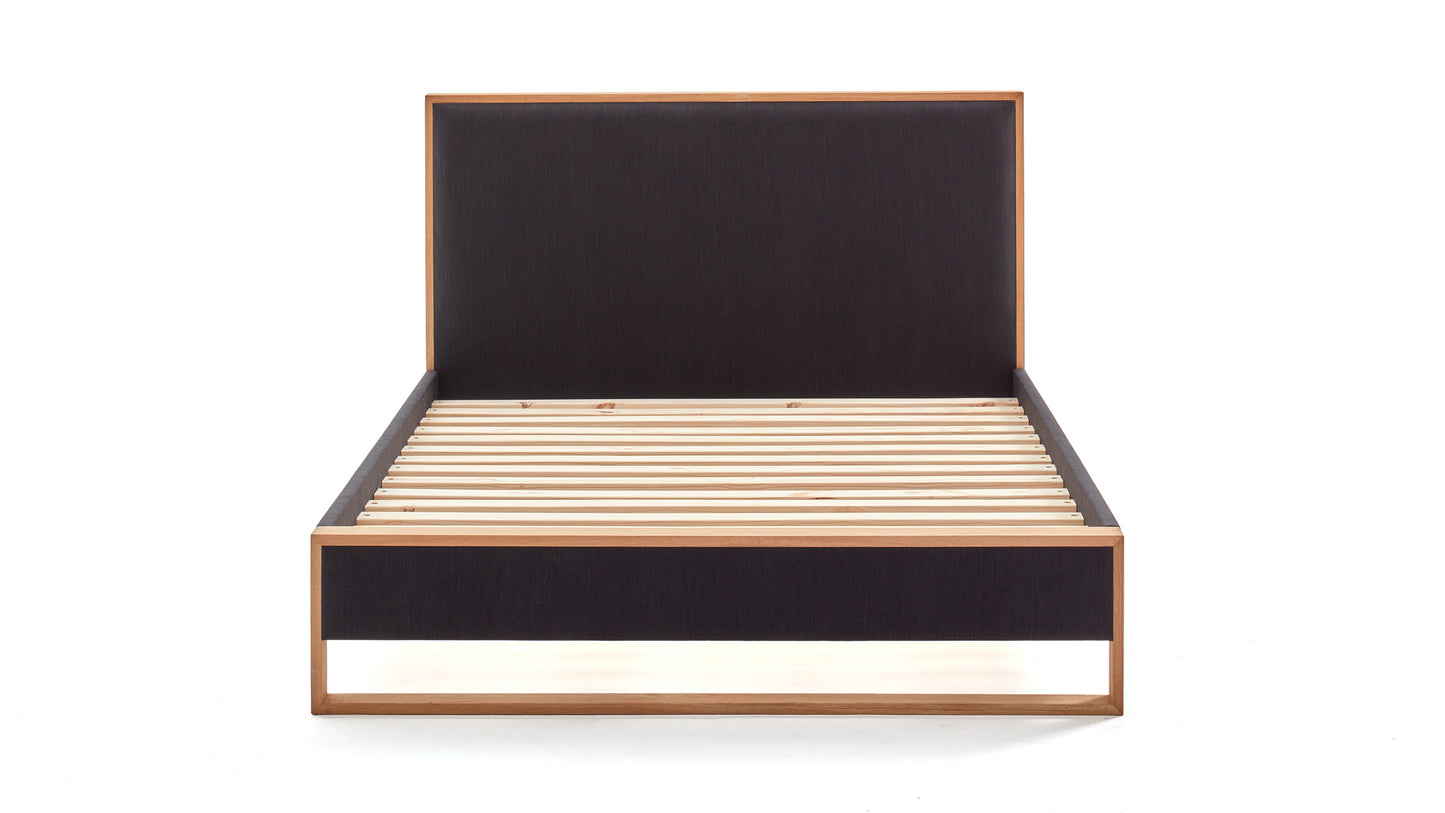 Sloom Oak Edge Bed Frame with Headboard
