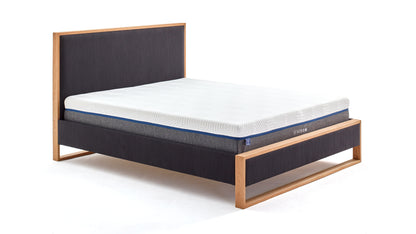 Sloom Oak Edge Bed Frame with Headboard