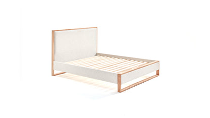 Sloom Oak Edge Bed Frame with Headboard