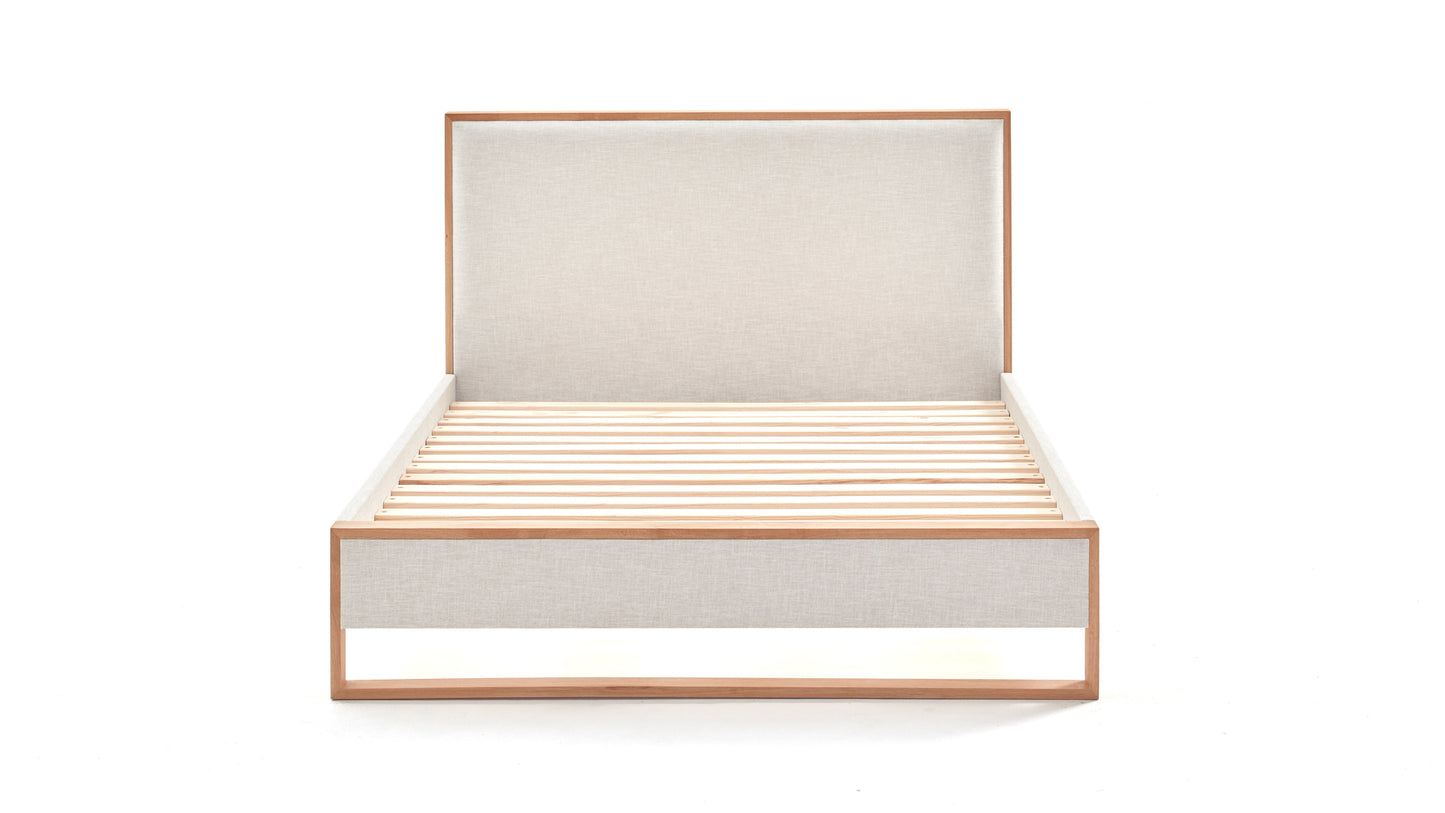 Sloom Oak Edge Bed Frame with Headboard