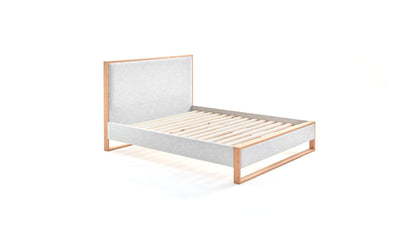 Sloom Oak Edge Bed Frame with Headboard