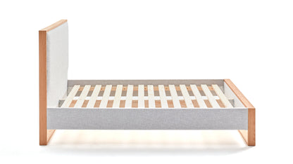 Sloom Oak Edge Bed Frame with Headboard