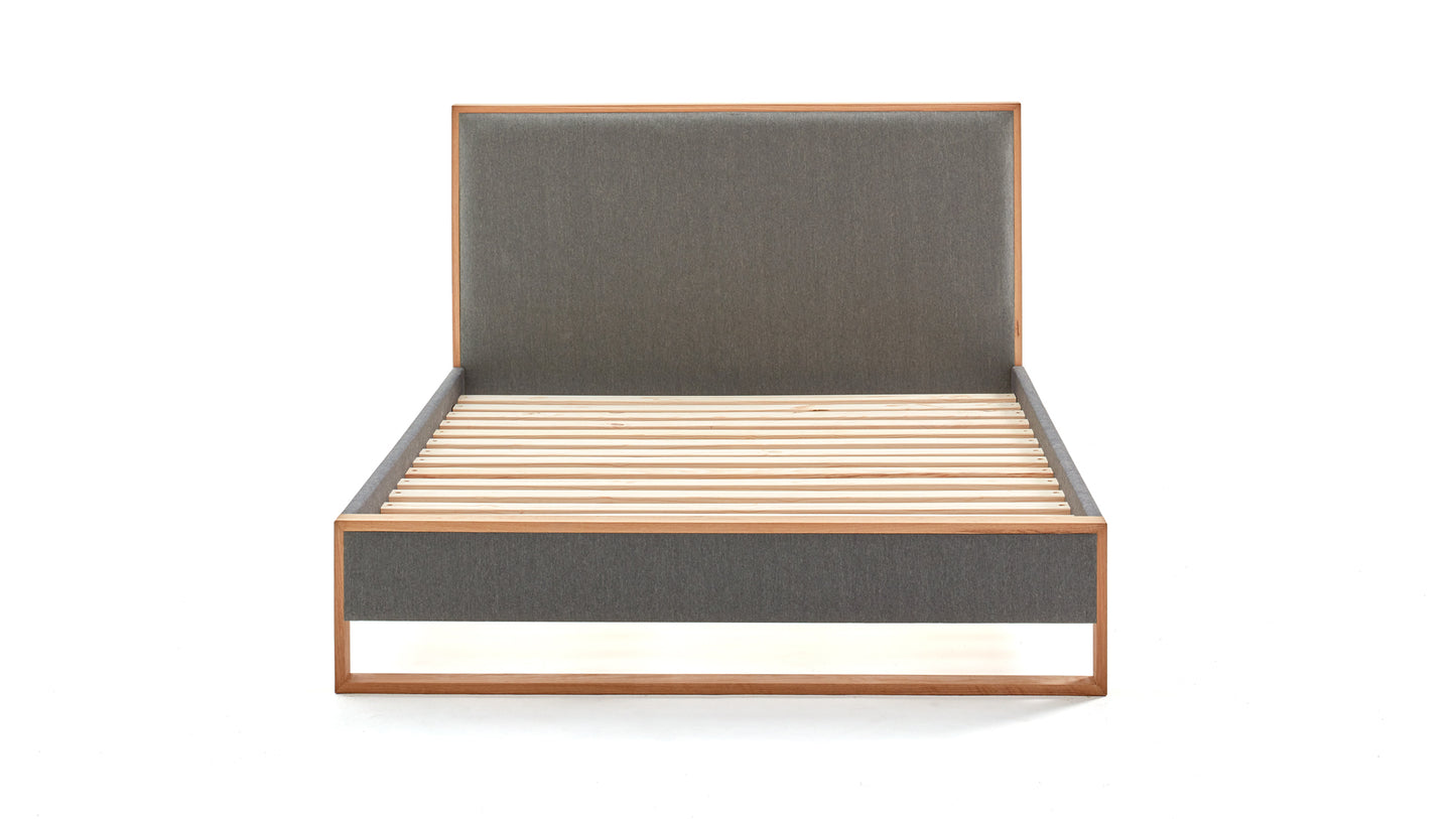 Sloom Oak Edge Bed Frame with Headboard