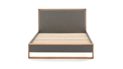 Sloom Oak Edge Bed Frame with Headboard