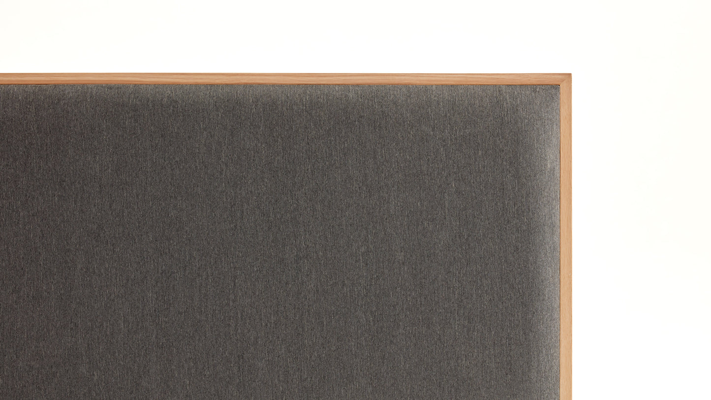 Sloom Oak Edge Bed Frame with Headboard