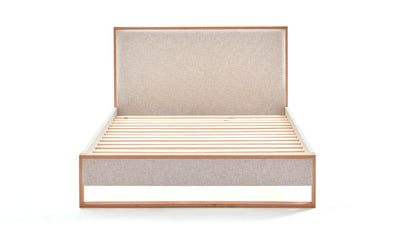 Sloom Oak Edge Bed Frame with Headboard